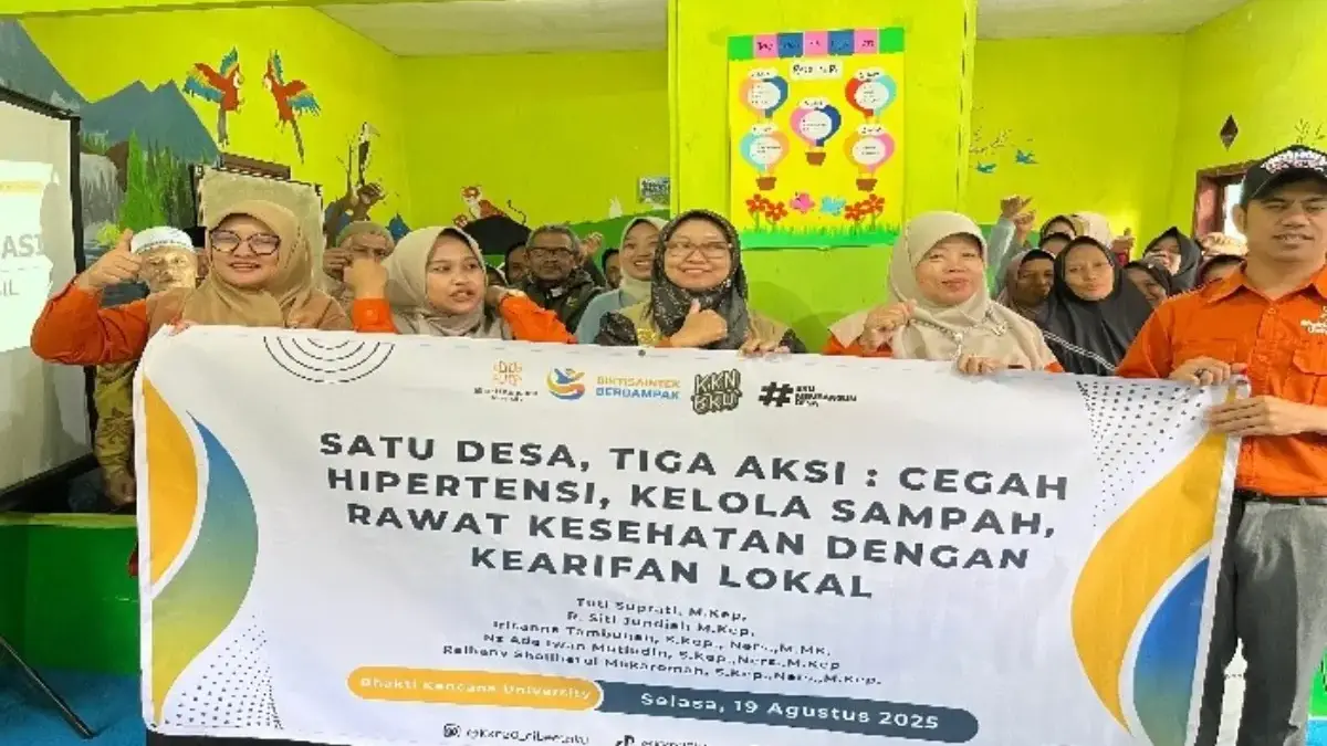 Warga Cibeet Bersatu Lawan Hipertensi dan Kelola Sampah Demi Hidup Sehat dan Lingkungan Bersih.