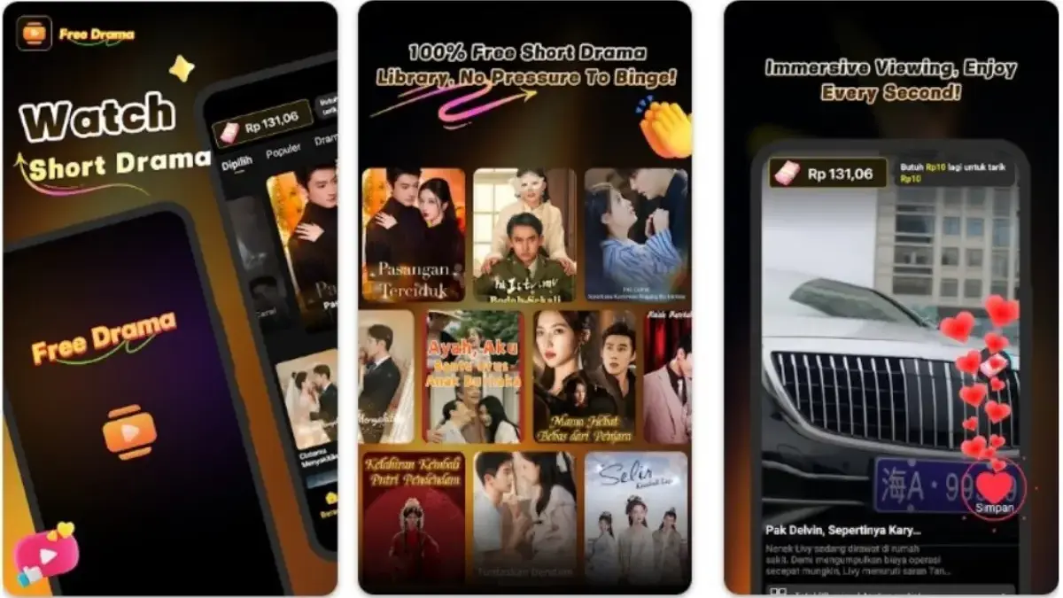 Aplikasi Penghasil uang dengan nonton drama pendek