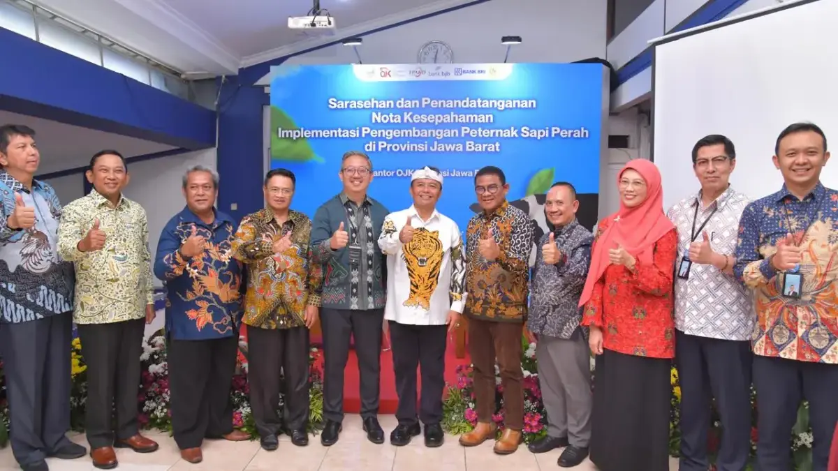 Acara Sarasehan dan Penandatanganan MoU Bersama Implementasi Pengembangan Peternak Sapi Perah di Jawa Barat