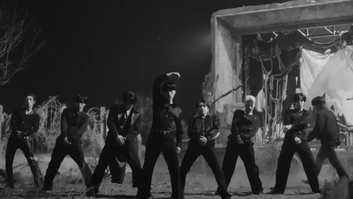 MV lagu baru ATEEZ berjudul ASH. (Youtube/KQ ENTERTAINMENT)