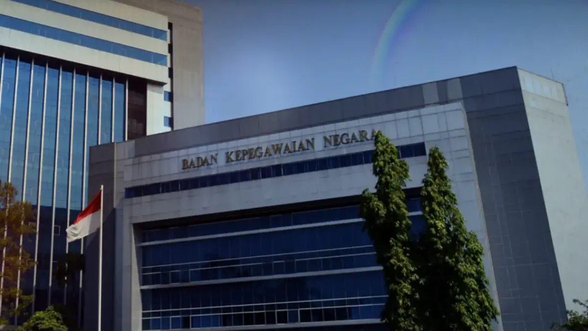 Tampilan laman resmi BKN yang memberikan informasi pendafatran CPNS 2025.