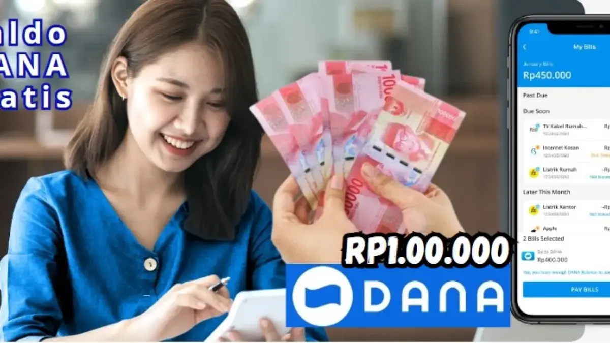 Tinggal KLIK, Langsung Dapat Rp100.000 Saldo DANA Gratis Langsung Cair ke EWallet-mu Saldo DANA gratis Rp100.000 hanya dengan klik link