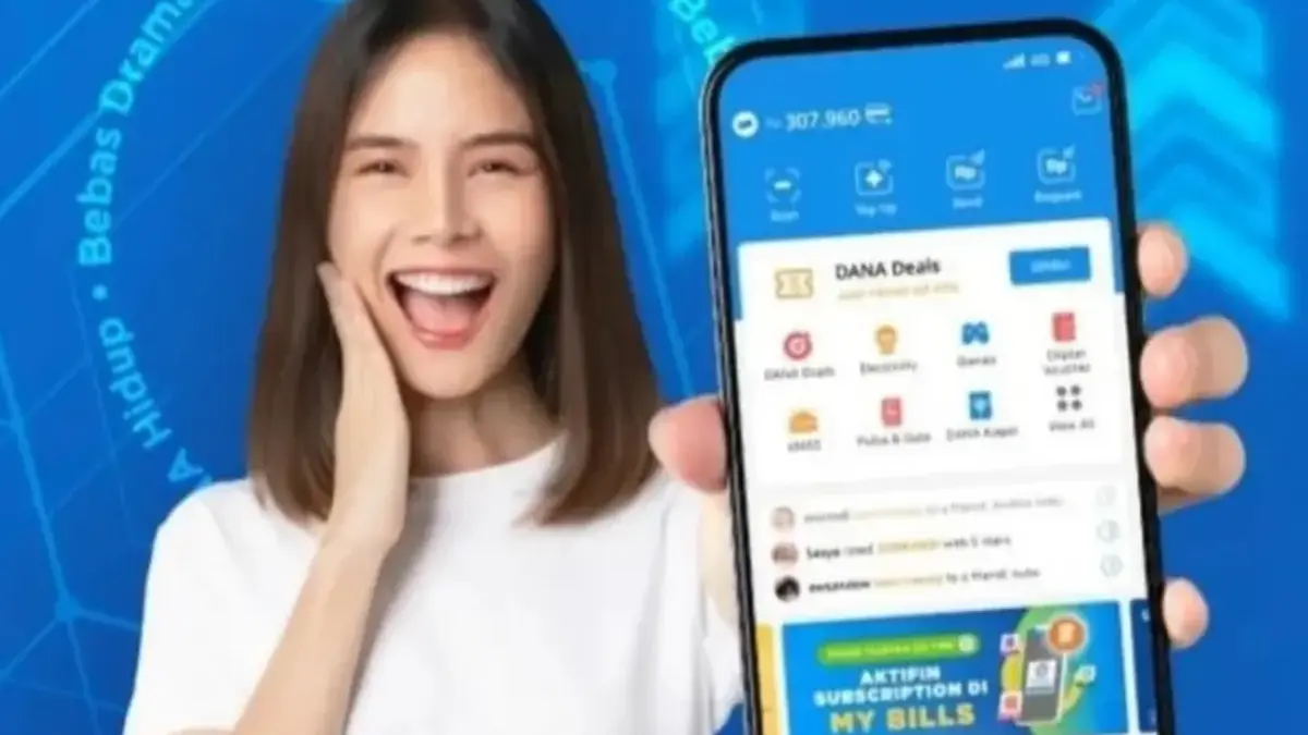ILUSTRASI saldo DANA hingga puluhan juta