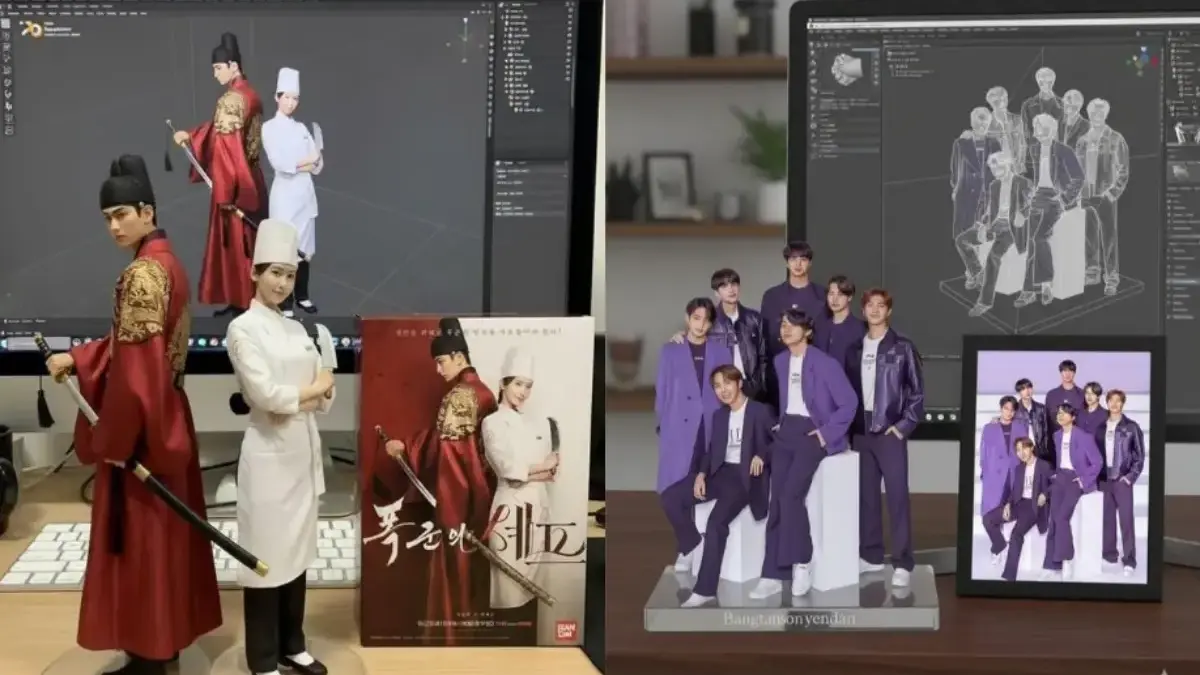 ILUSTRASI hasil edit foto miniatur menggunakan AI