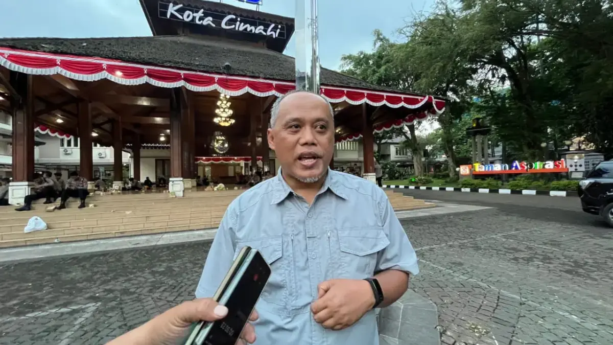 Ketua DPRD Kota Cimahi, Wahyu Widyatmoko saat Ditemui di Pendopo DPRD Cimahi (mong)