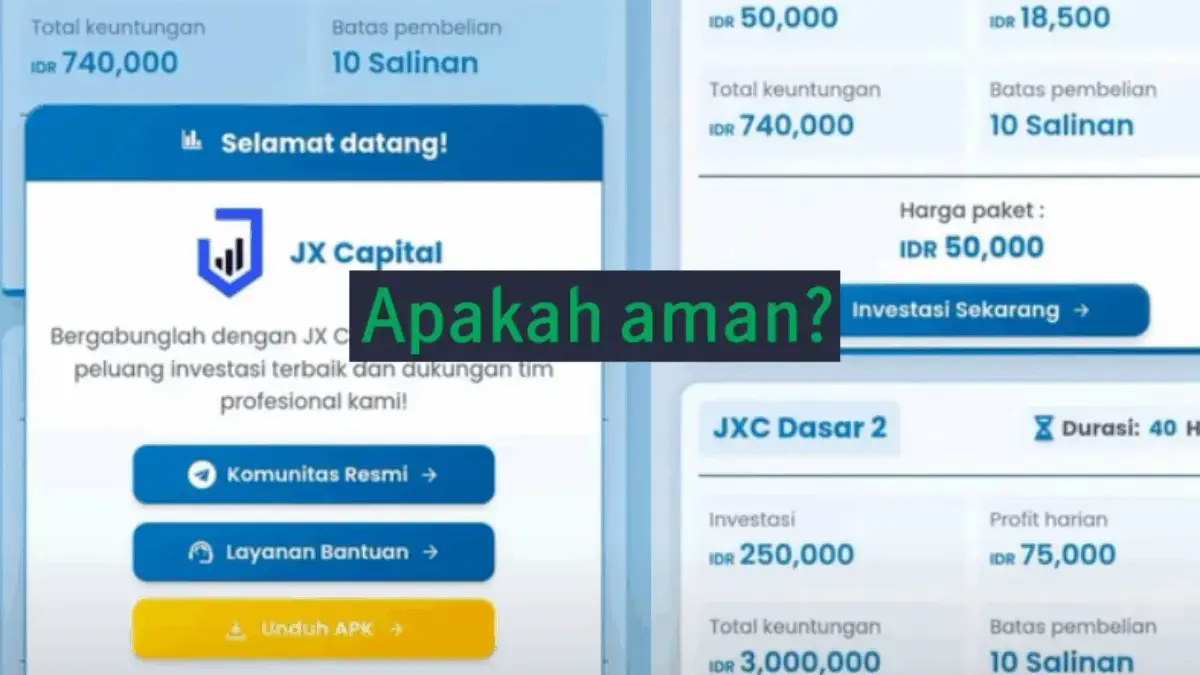 Benarkah Aplikasi JX Capital Penghasil Uang atau Penipuan Investasi? Ini Faktanya Benarkah Aplikasi JX Capital Penghasil Uang atau Penipuan Investasi? Ini Faktanya