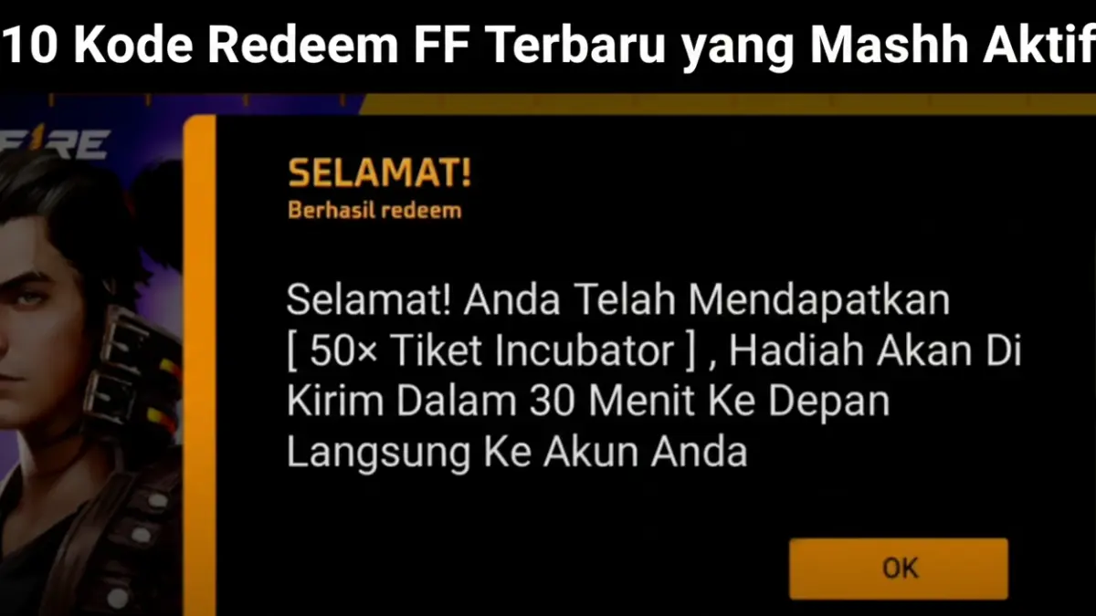 Update! 10 Kode Redeem FF Terbaru yang Masih Aktif