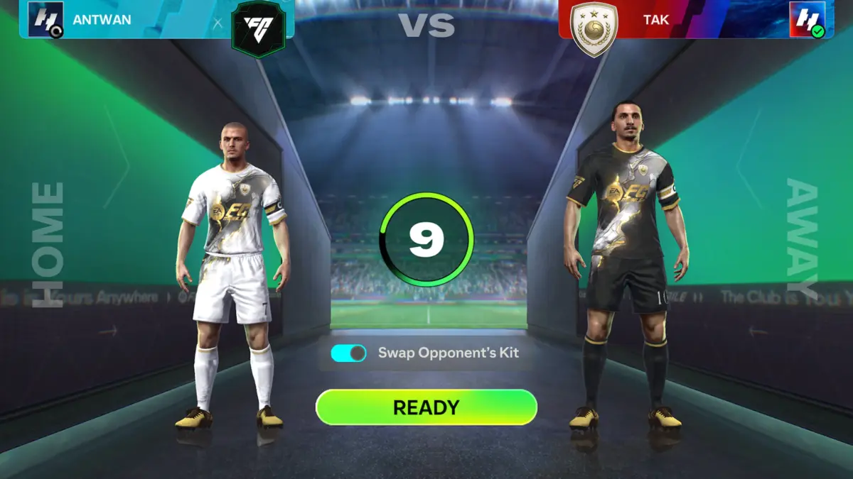 Gameplay in-game EA FC Mobile 26.