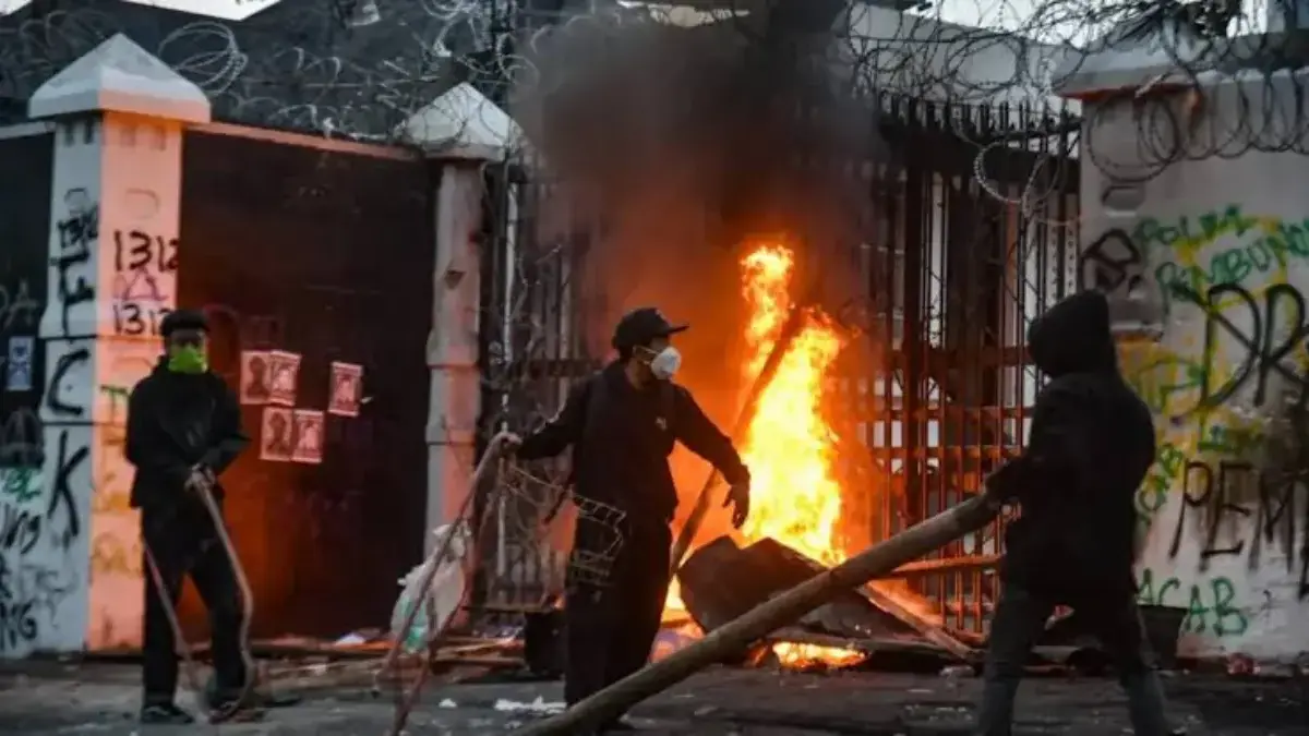 Foto ilustrasi demonstrasi yang terjadi beberapa waktu lalu di Kota Bandung