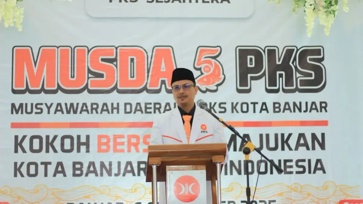 Cecep Dani Sufyan Kembali Jabat Ketua DPD PKS Banjar, Fokus Kaderisasi dan Pelayanan Publik
