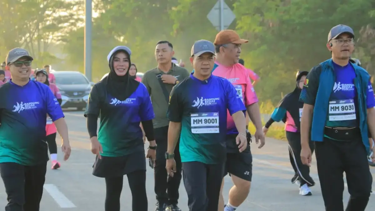 Ribuan Warga Lari Bareng, Kang DS: Olahraga Harus Jadi Budaya.