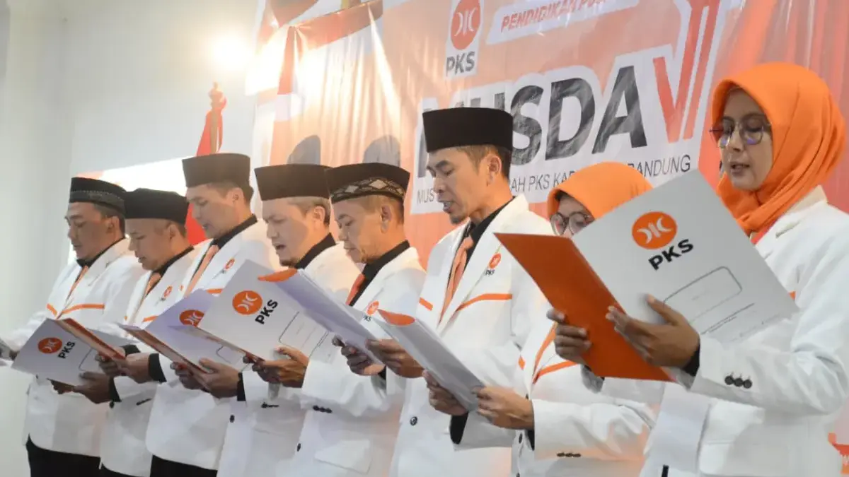 Musda VI PKS Kab. Bandung, Ketua DPD Terpilih Gaungkan PKS Ngahiji, PKS Kahiji, dan Kab. Bandung Masagi