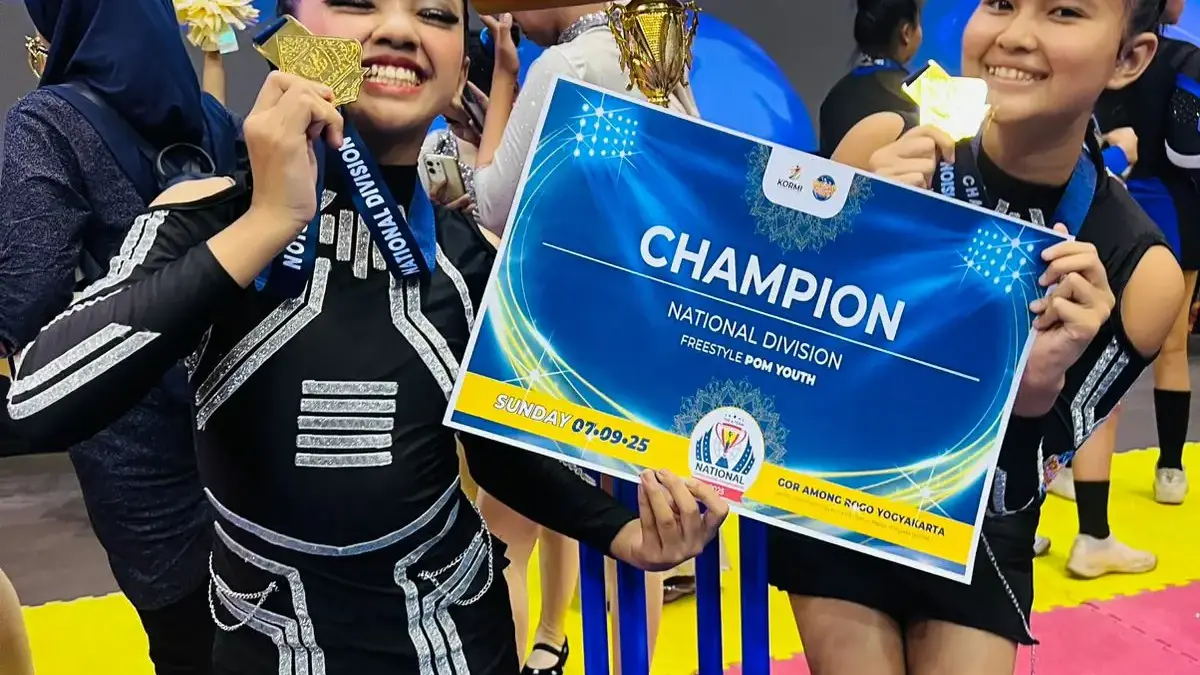 Power Girl Double D Raih Juara Pertama di Kejuaraan Cheerleader Nasional Power Girl Double