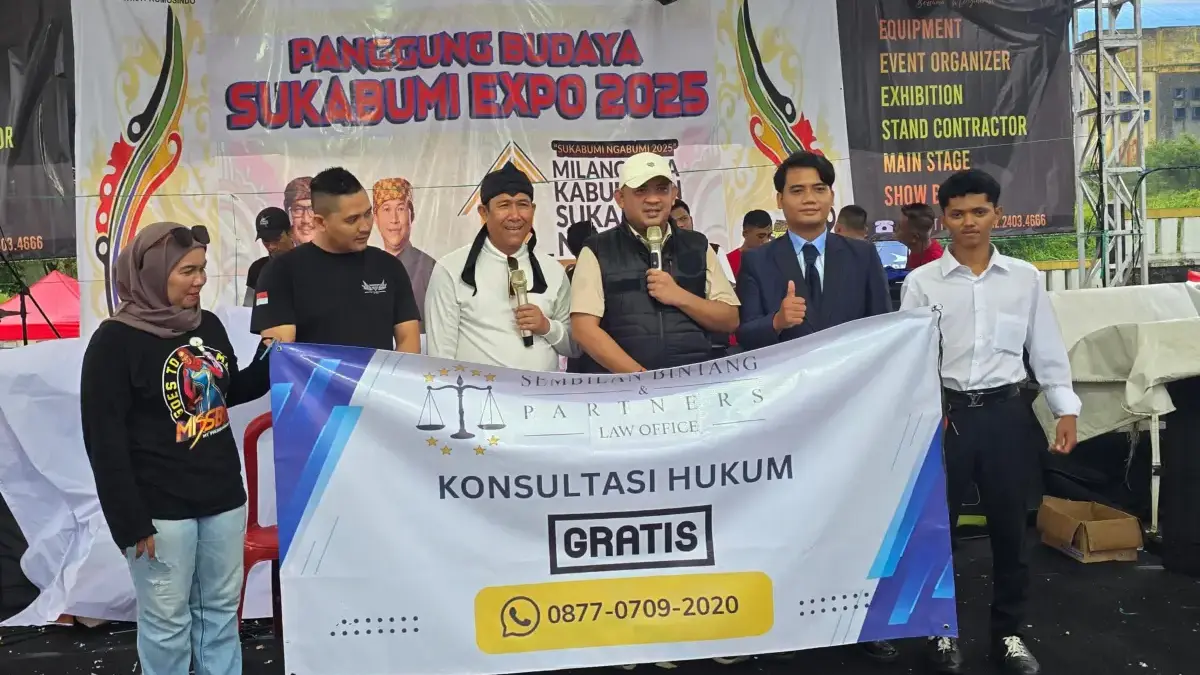 Advokat Hadir di Pesta Rakyat Sukabumi ke-155, Buka Konsultasi Hukum Gratis untuk Warga Advokat Hadir di Pesta Rakyat Sukabumi ke-155, Buka Konsultasi Hukum Gratis untuk Warga
