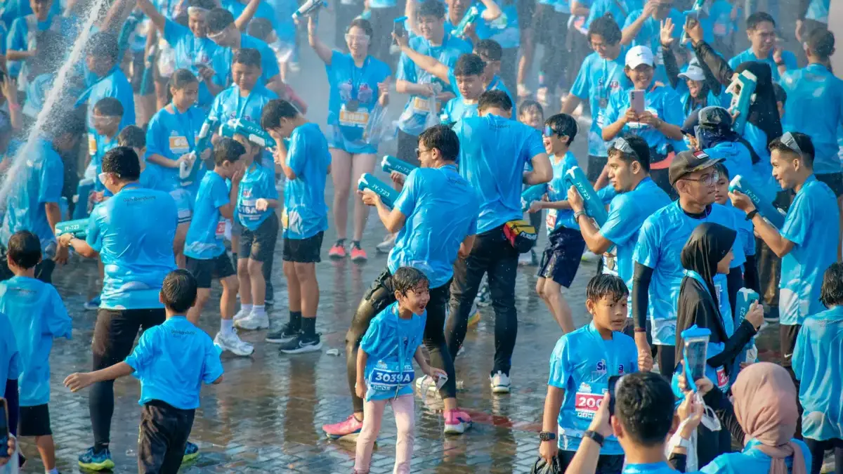 Basah-Basahan Pakai Water Gun, Ribuan Peserta Seru-Seruan di Sierra Water Festival Basah-Basahan Pakai Water Gun, Ribuan Peserta Seru-Seruan di Sierra Water Festival