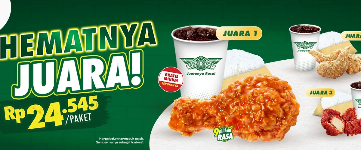 Ini Daftar Promo Makanan September 2025 dari JCO hingga Wingstop, Full Senyum Sejak Awal Bulan! Promo Hematnya Juara September 2025 di Wingstop.