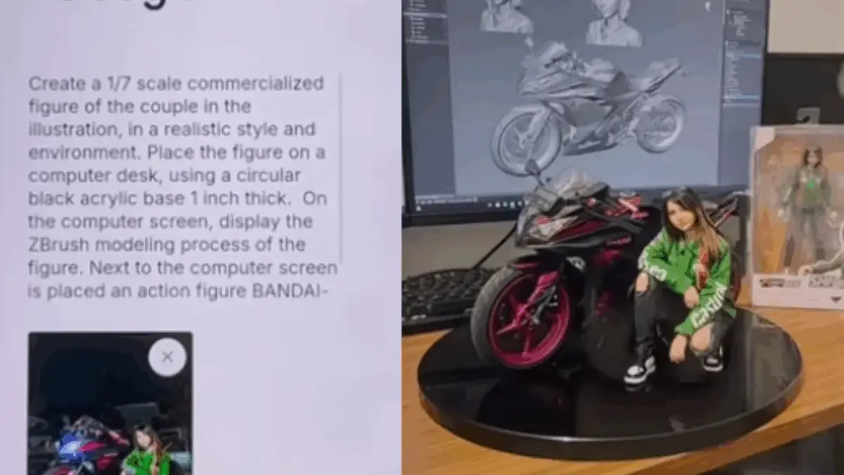 Viral Contoh Prompt Miniatur Motor hingga Orang Pakai Gemini