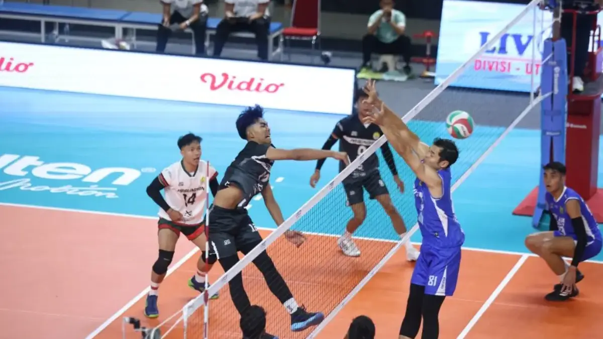 Tim putra TNI AU Electric vs Pasundan.