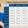 Detail Cicilan Ringan Pinjam Modal UMKM Rp10 Juta-500 Juta KUR BRI September 2025 Detail Cicilan Ringan KUR BRI September 2025 Rp10-100 Juta