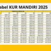 Terbaru September! Tabel KUR Mandiri 2025 Pinjam 280 Juta Cicilan 190 Ribuan, Ini Detail Angsurannya!