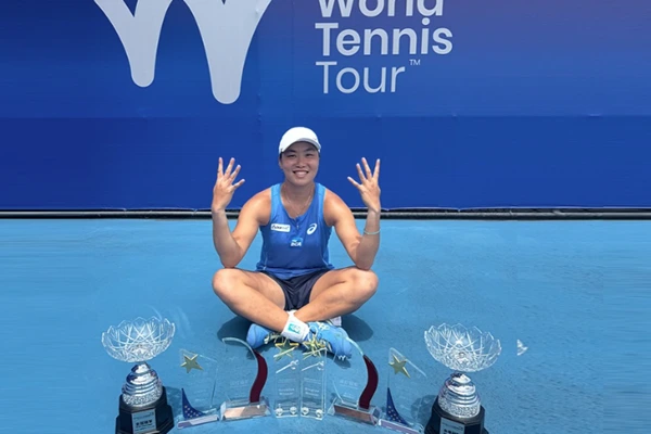 Kena Remontada Petenis No.130 Dunia, Janice Tjen Gugur di Babak Pertama China Open Janice Tjen petenis putri Indonesia.