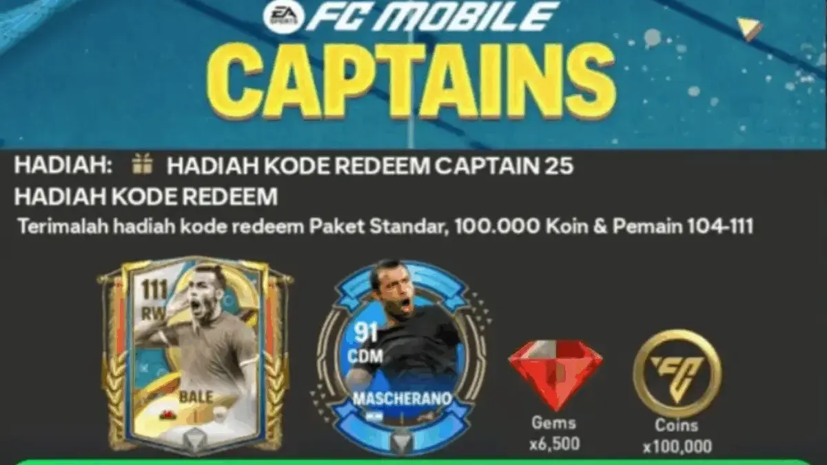 Buruan Klaim Kode Redeem FC Mobile Terbaru September 2025 Hadiah Coin, Gems, hingga Pemain Bintang Buruan Klaim Kode Redeem FC Mobile Terbaru September 2025 Hadiah Coin, Gems, hingga Pemain Bintang