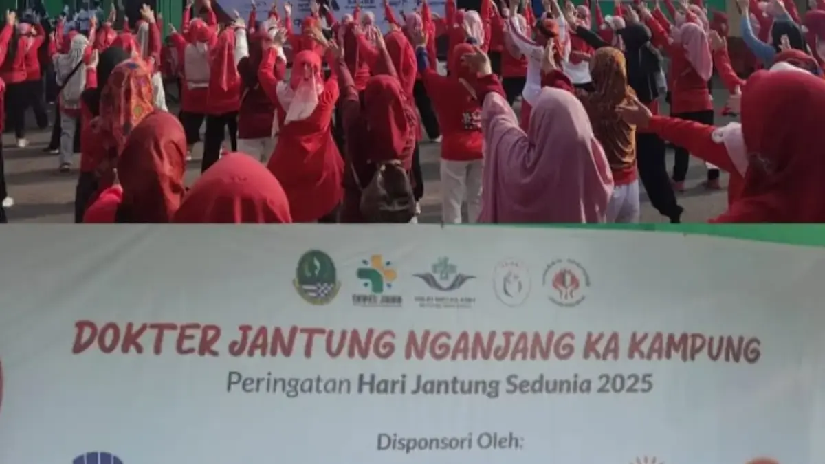 RSUD Welas Asih Gelar Senam Jantung, Dokter Nganjang ka Kampung Disambut Antusias Warga