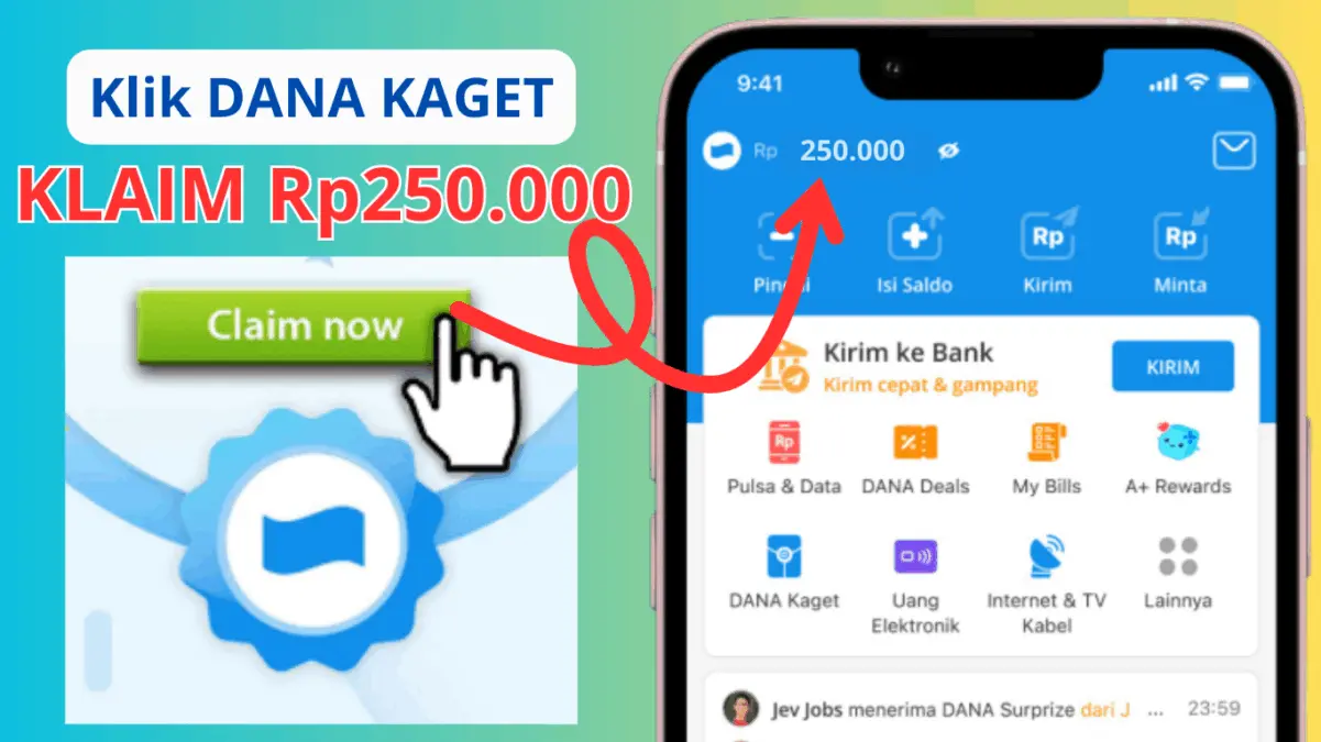 Terima Saldo DANA Gratis 2025, Klaim Rp250.000 dari Link DANA Kaget Ini Terima Saldo DANA Gratis 2025, Klaim Rp250.000 dari Link DANA Kaget Ini