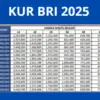 Terupdate Tabel KUR BRI 2025 Pinjam Rp30 Juta Cicilan Rp30 Ribuan, Ini Detail Angsurannya!