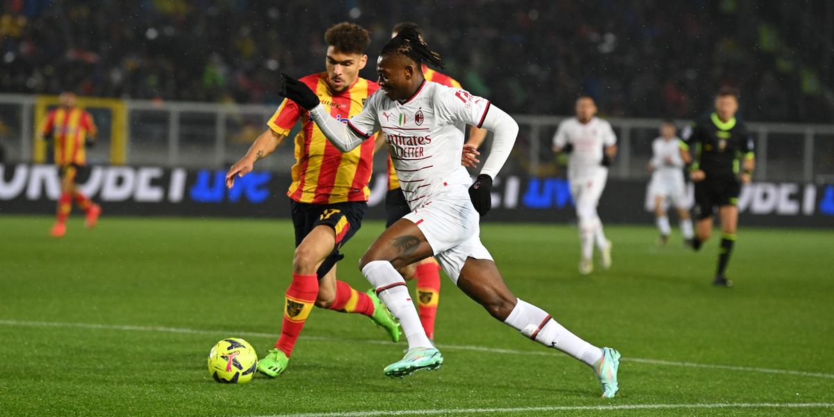 LECCE 2-2 AC MILAN pada 14 January 2023.