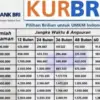 Tabel KUR BRI Super Mikro Pinjaman 10 Juta, Dengan Bunga dan Cicilan Super Ringan! Cek Disini!
