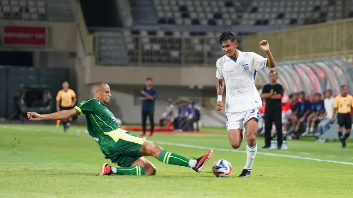 Pertandingan PSS Sleman melawan Persiba Balikpapan pekan pertama Pegadaian Championship Liga 2.