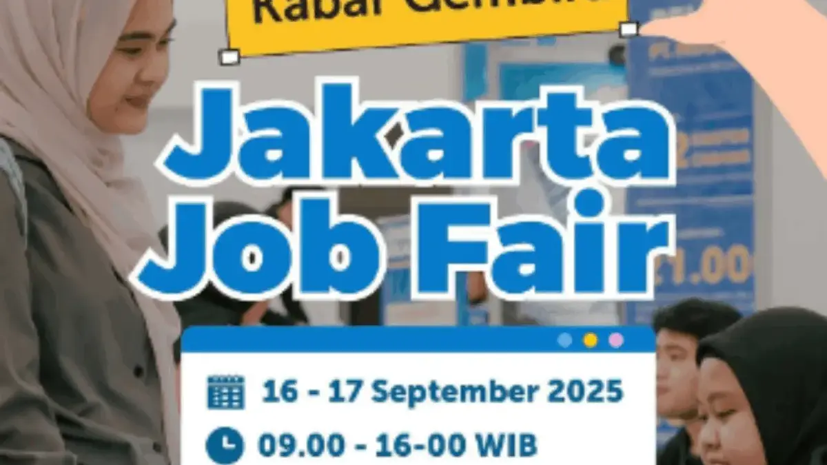 Jakarta Job Fair 2025 Resmi Dibuka! Buruan Daftar Gratis, Berikut Cara Daftar dan Syarat Lengkapnya Jakarta Job Fair 2025 Resmi Dibuka! Buruan Daftar Gratis, Berikut Cara Daftar dan Syarat Lengkapnya