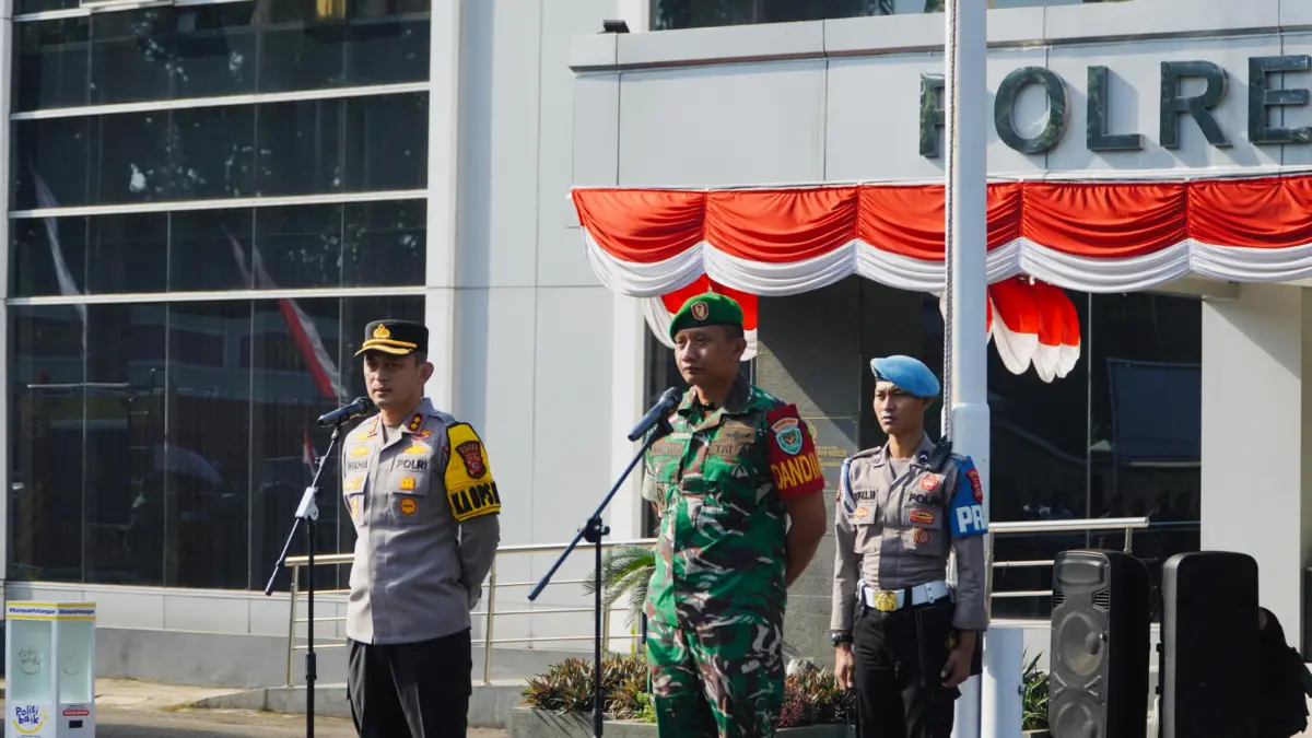 1.600 Personel Dikerahkan! Polres dan Kodim Siaga Penuh Jaga Kabupaten Bogor Polres Bogor bersama Kodim 0621 Kerahkan 1.600 Personel untuk Pengamanan Siaga 1