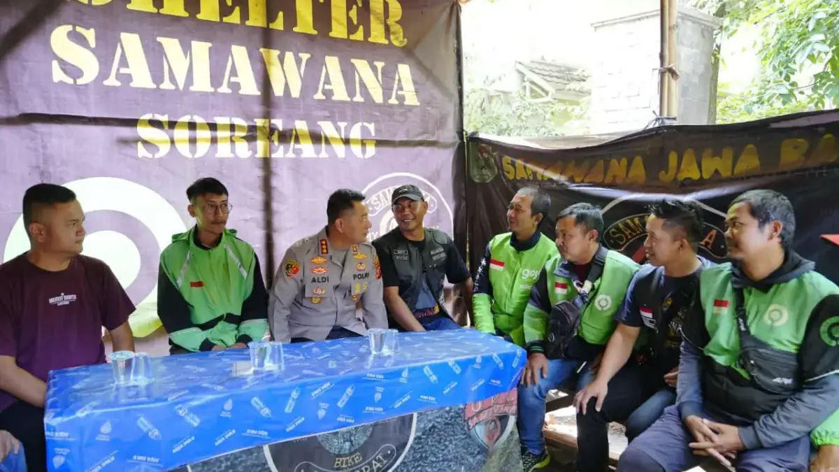 Ojek Online dan Polresta Bandung Sepakat Tolak Aksi Anarkis