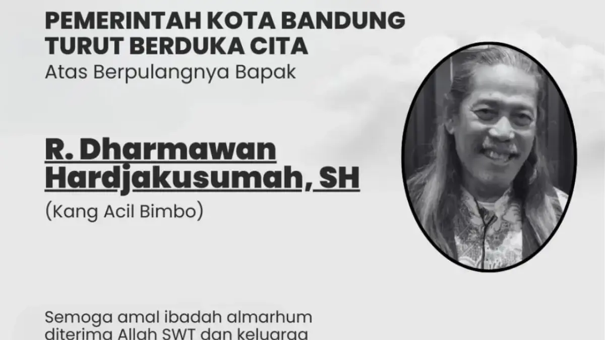 Acil Bimbo Tutup Usia, Bandung Berduka Kehilangan Putra Terbaiknya