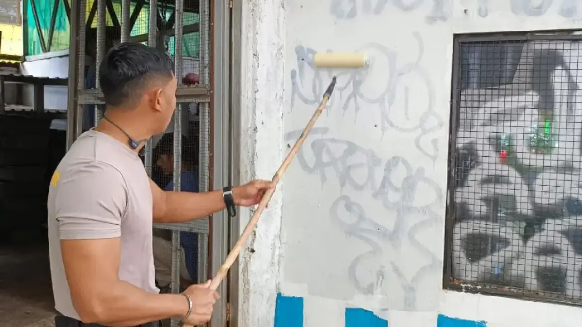 Alami Kerusakan, 4 Pos Polisi di Bandung Mulai Diperbaiki 