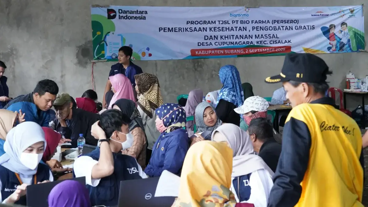Biofarma Group Gelar Pengobatan Gratis di Subang, Wujudkan Akses Kesehatan Merata bagi Masyarakat