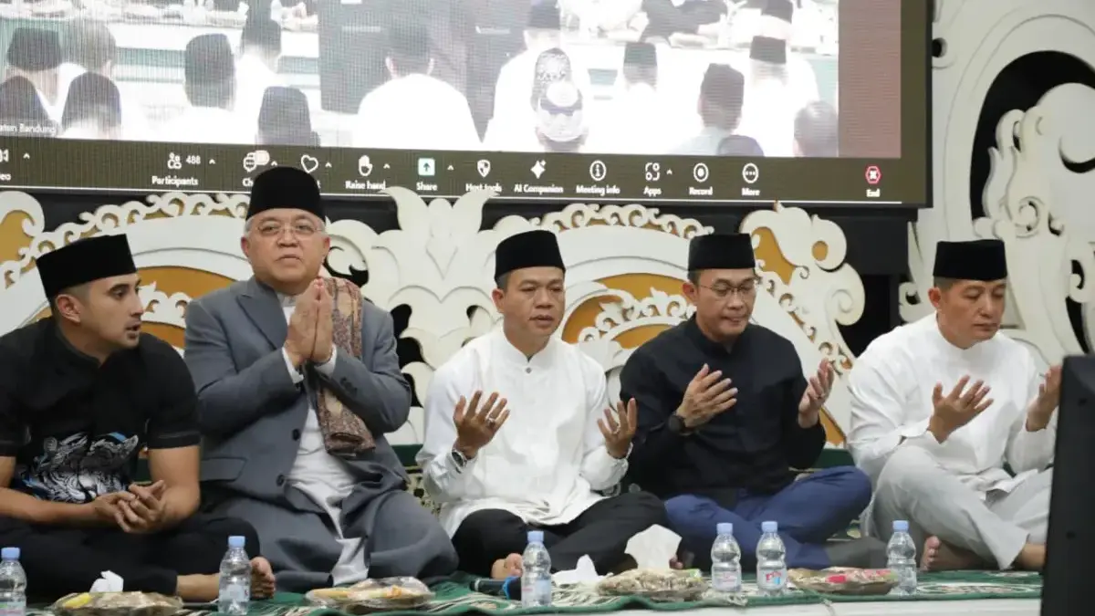 Mohon Lindungan Allah, Kang DS Gelar Doa Bersama Diikuti 20 Ribu Warga Kabupaten Bandung