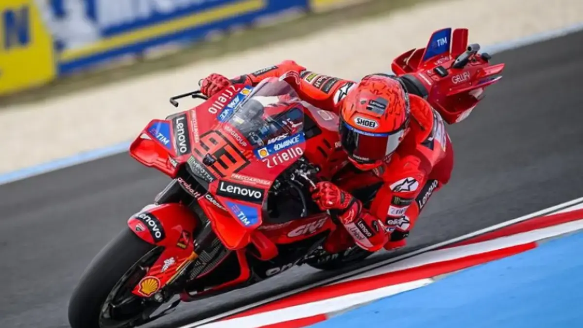 Tunda Gelar Juara, Marc Marquez Pilih Bermain Aman di MotoGP Catalunya