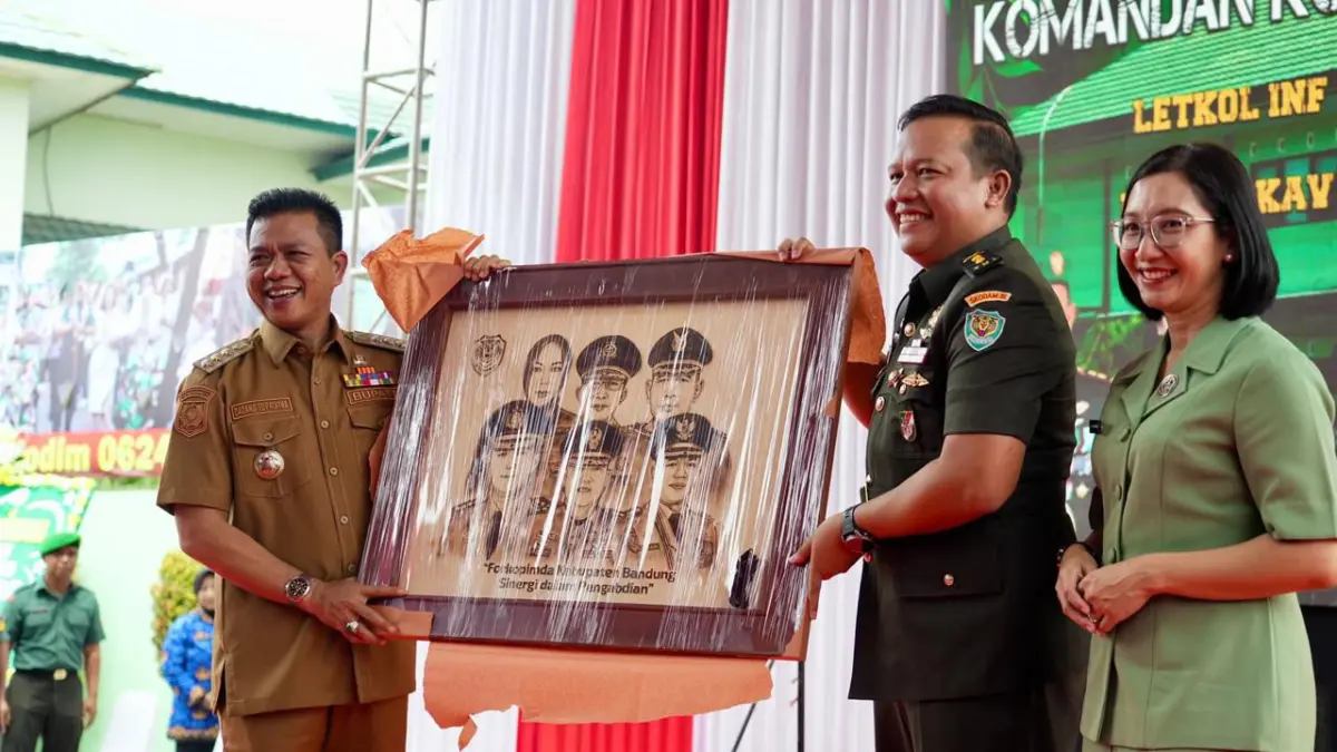 Bupati Bandung Ucapkan Terima Kasih atas Inovasi Letkol Tinton, Sambut Hangat Dandim 0624 Baru