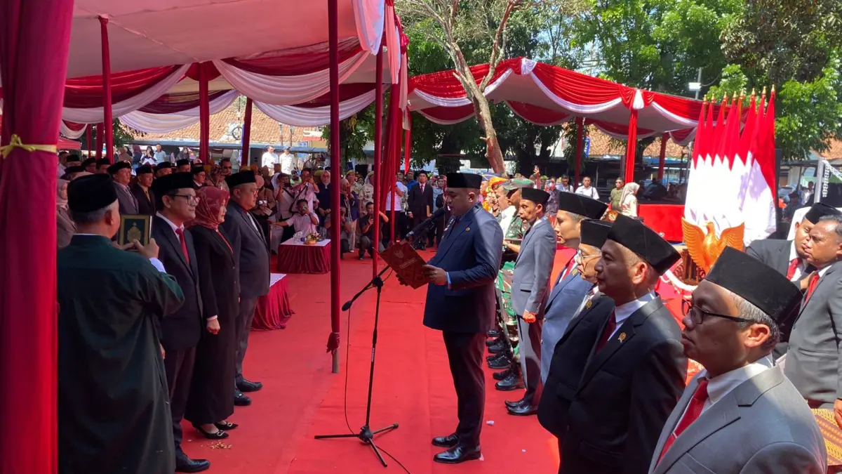 Tiga Kursi Strategis Pemkab Bogor Terisi, Bupati Lantik di Tugu Perjuangan Jonggol Bupati Bogor Lantik Tiga Pejabat Eselon II di Tugu Perjuangan Jonggol