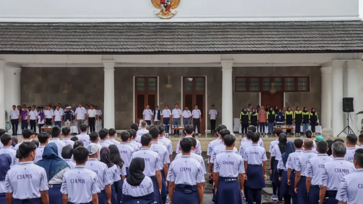 Berangkatkan 215 Atlet Pelajar Pada Hari Olahraga Nasional, Ini Pesan Bupati Ciamis!