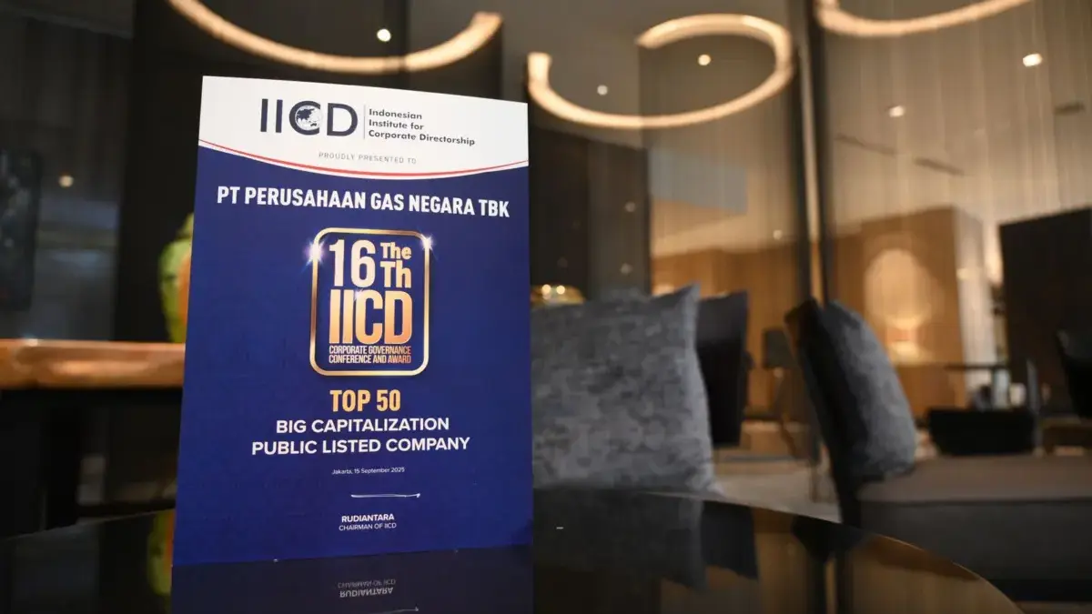 PGN Masuk Daftar Top 50 BigCap PLCs, Bukti Konsistensi Tata Kelola Berintegritas PGN Masuk Daftar Top 50 BigCap PLCs, Bukti Konsistensi Tata Kelola Berintegritas