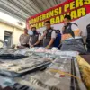 Satnarkoba Polres Banjar saat merilis kasus obat keras terlarang yang menyeret satu tersangka, Selasa (16/9/20