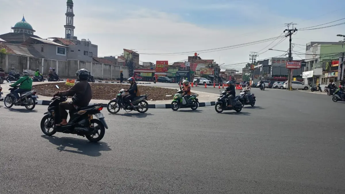 Atasi Kemacetan, Bundaran Jati Sudah Difungsikan tapi Warga Keluhkan Tak Ada APILL