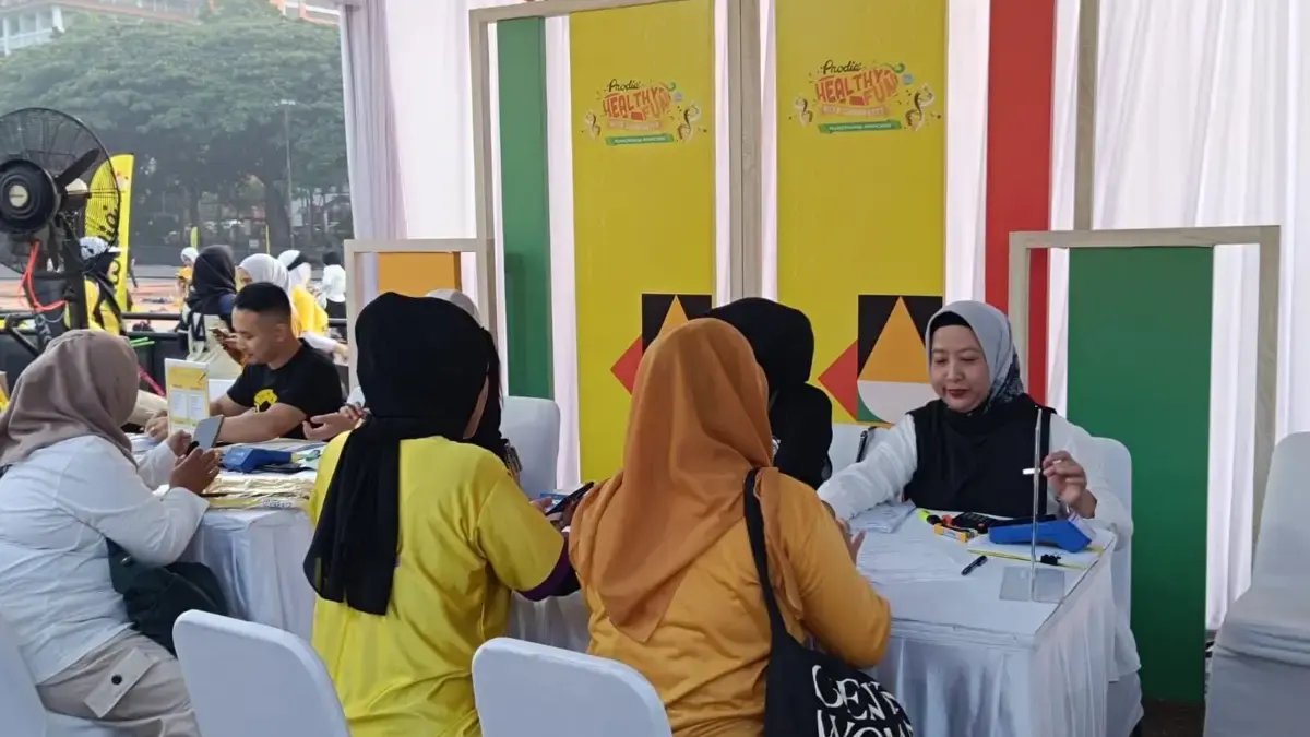 Ratusan Peserta Ikuti Cek Kesehatan Gratis dalam Semarak Pound Fit Bareng Prodia di Bandung Ratusan Peserta Ikuti Cek Kesehatan Gratis Dalam Semarak Pound Fit Bareng Prodia di Bandung