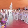 Bupati Herdiat Sunarya saat menghadiri pelantikan Pimpinan Cabang (PC) Satuan Relawan Indonesia Raya (Satria)