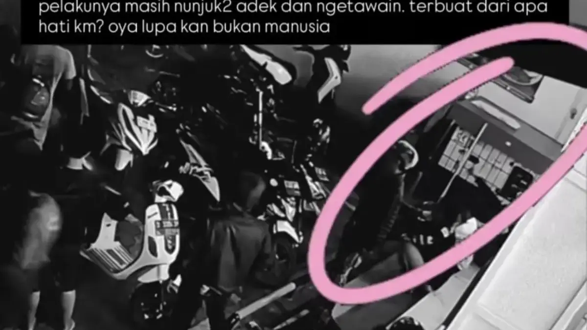 Ist. Tangkap layar rekaman aksi pengeroyokan yang terjadi di Buahbatu. Dok. Istimewa.