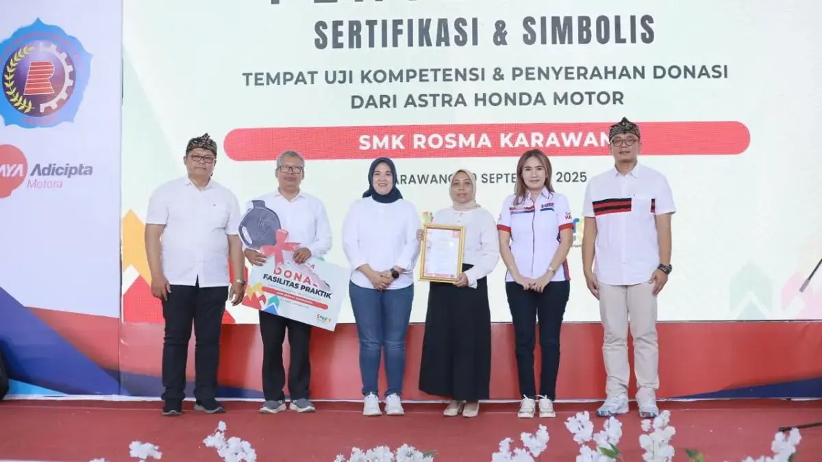 Perkuat Komitmen di Dunia Vokasi, Honda Kembali Resmikan Pos AHASS TEFA di Karawang